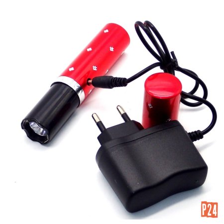Elektrický paralyzér ve tvaru rtěnky - Barva: Černá