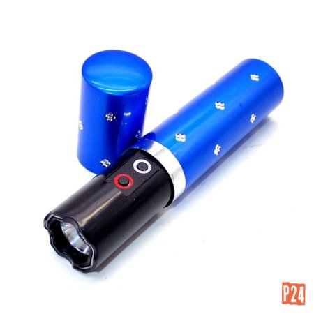 Elektrický paralyzér ve tvaru rtěnky - Barva: Černá